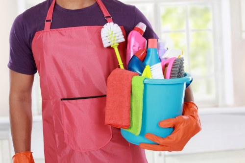 Professional deep cleaning in a Barnet home kitchen